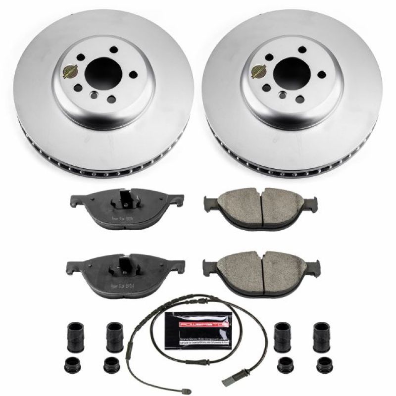 PowerStop Power Stop 10-15 BMW 550i GT Front Z17 Evolution Geomet Coated Brake Kit