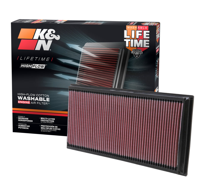 K&N Engineering K&N 06-09 L.R. Range Rover / 02-10 VW Touareg / 02-09 Porsche Cayenne Drop In Air Filter