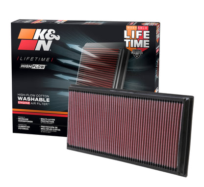 K&N Engineering K&N 06-09 L.R. Range Rover / 02-10 VW Touareg / 02-09 Porsche Cayenne Drop In Air Filter