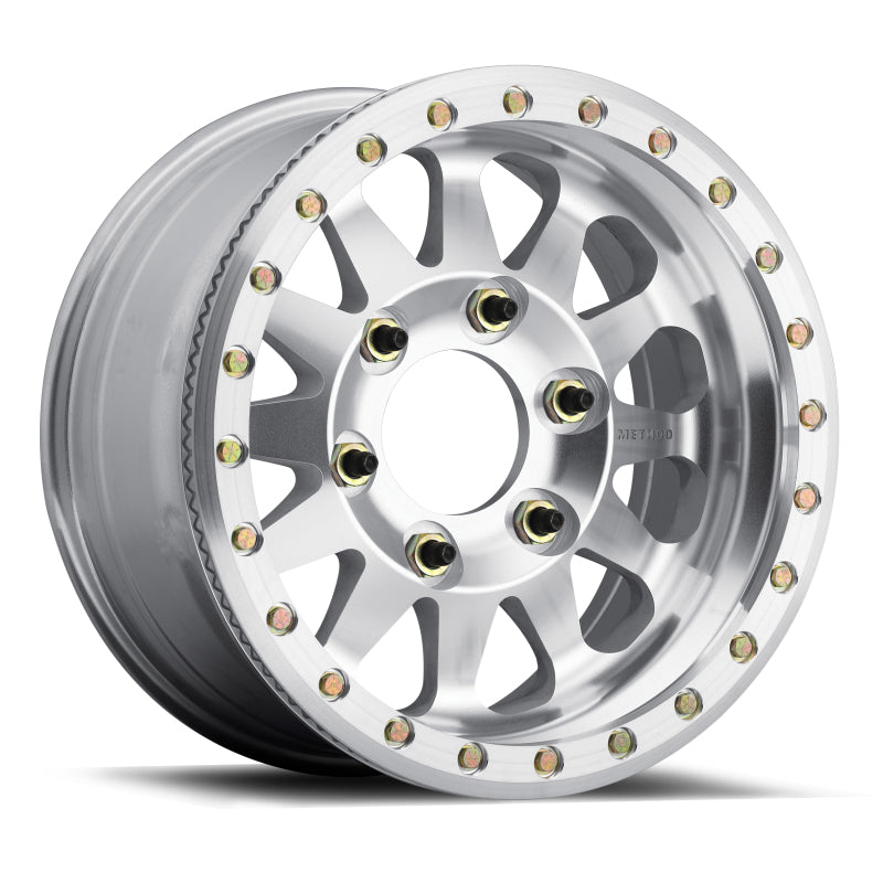 Method Wheels Method MR101 Beadlock 17x9 -12mm Offset 8x6.5 130.81mm CB Raw Machined w/BH-H24125 Wheel