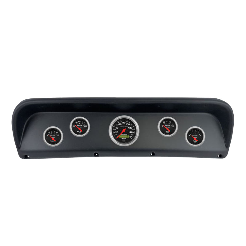 Autometer Sport-Comp Direct Fit Dash Kit 67-72 Ford F100 (1 x 3-3/8in. / 4 x 2-1/16in.)