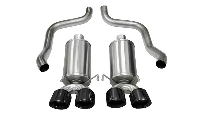 CORSA Performance Corsa 2005-2007 Chevrolet Corvette C6 6.0L V8 Black Xtreme Axle-Back Exhaust