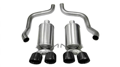 CORSA Performance Corsa 2005-2007 Chevrolet Corvette C6 6.0L V8 Black Xtreme Axle-Back Exhaust
