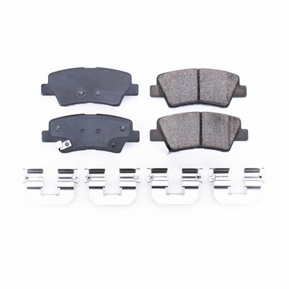 PowerStop Power Stop 16-19 Hyundai Tucson Rear Z17 Evolution Ceramic Brake Pads w/Hardware