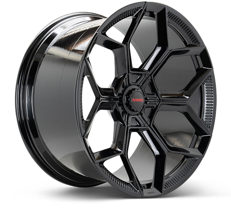 Vossen x Novitec NL5-5L 20x9in - 5x112 BP - ET36 - Gloss Black Lamborghini Huracan Front Wheel