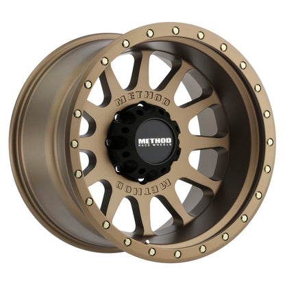 Method Wheels Method MR605 NV 20x12 -52mm Offset 8x6.5 121.3mm CB Method Bronze Wheel
