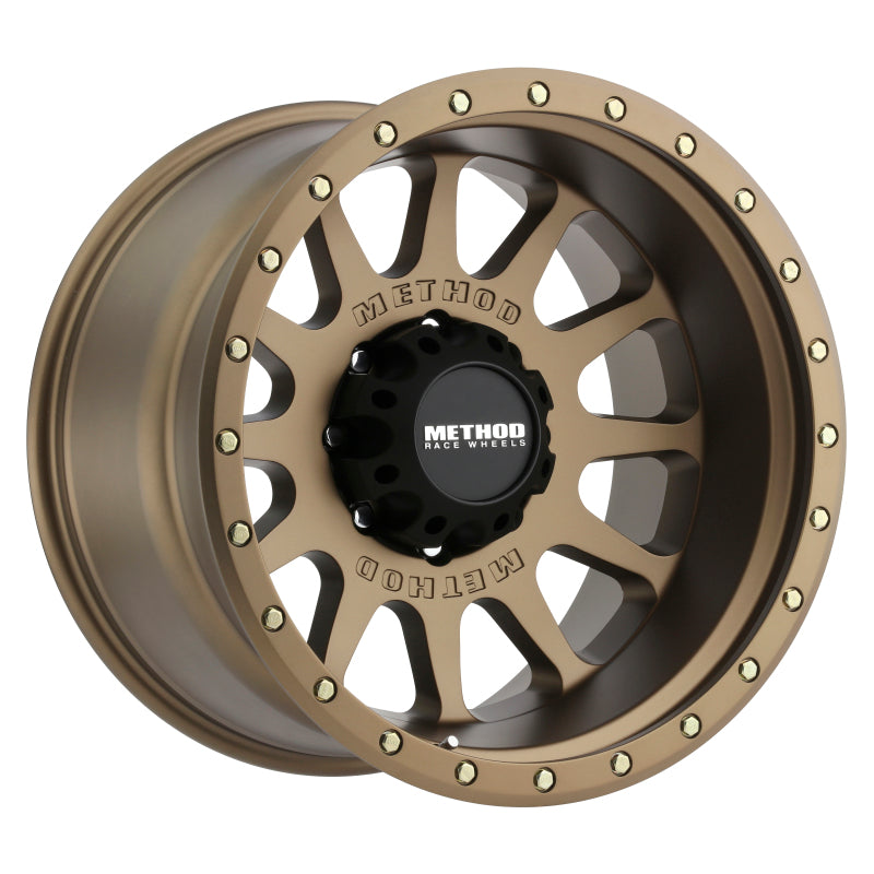 Method Wheels Method MR605 NV 20x10 -24mm Offset 8x6.5 121.3mm CB Method Bronze Wheel