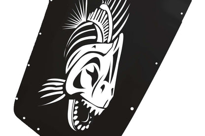 Fishbone Offroad 13-18 Jeep Wrangler JK Hood Louver - Black