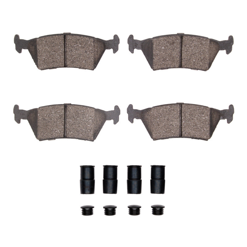 DFC 85-88 Chrysler Daytona Rear 4000 HybriDynamic Brake Pads and Hardware Kit