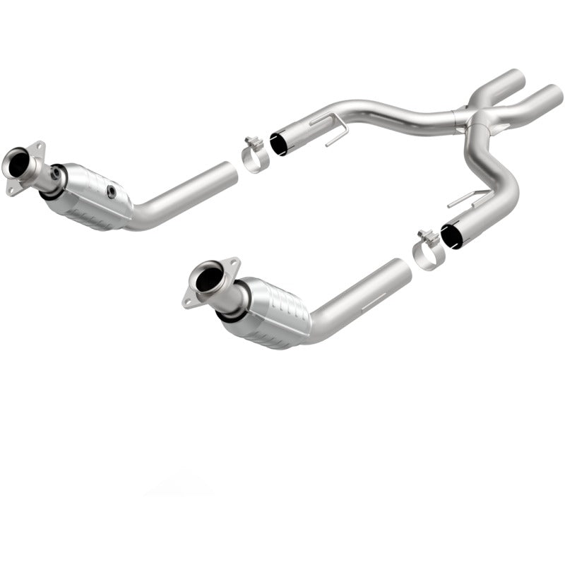 MagnaFlow Direct Fit Catalytic Converter Tru-X Assy 05 Mustang GT