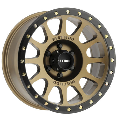 Method Wheels Method MR305 NV 18x9 0mm Offset 6x5.5 108mm CB Method Bronze/Black Street Loc Wheel