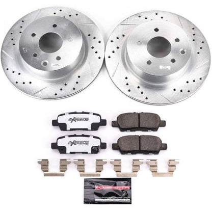 PowerStop Power Stop 18-19 Nissan 370Z Rear Z26 Street Warrior Brake Kit