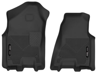 Husky Liners 2019 Ram 1500 Crew Cab WeatherBeater Black Front Row Floor Liners