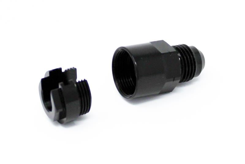 Torque Solution Locking Quick Disconnect Adapter Fitting: 3/8in SAE to -8AN Male Flare