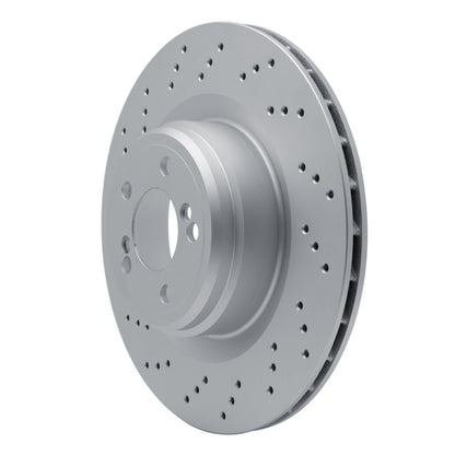 DFC 15-19 BMW X5 Left Rear Drilled GeoSPEC Coated Rotor