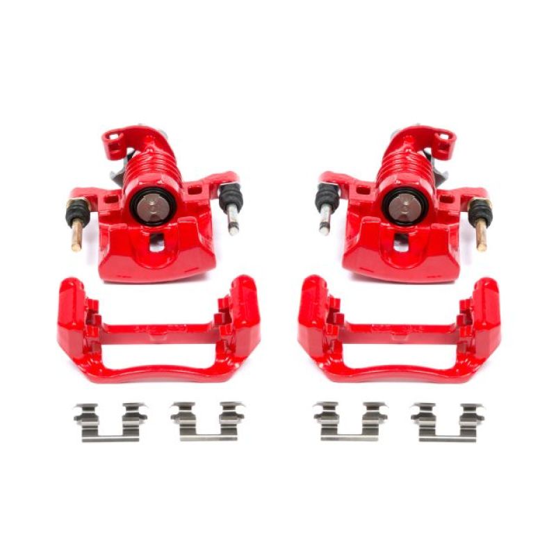 PowerStop Power Stop 04-05 Pontiac Grand Prix Rear Red Calipers w/Brackets - Pair