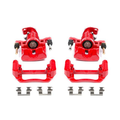 PowerStop Power Stop 04-05 Pontiac Grand Prix Rear Red Calipers w/Brackets - Pair
