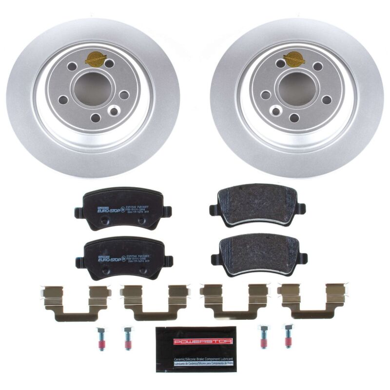 PowerStop Power Stop 11-18 Volvo S60 Rear Euro-Stop Brake Kit