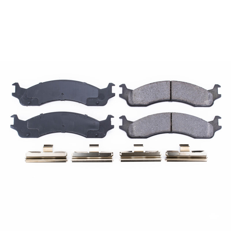 PowerStop Power Stop 1998 Dodge B2500 Front Z17 Evolution Ceramic Brake Pads w/Hardware