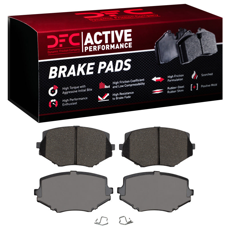 DFC 94-02 Mazda Miata Front Active Performance Pads - Low Metallic