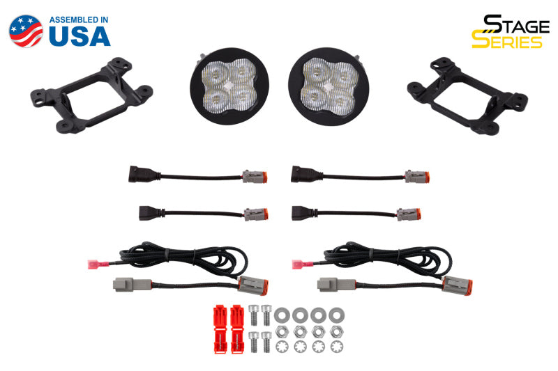 Diode Dynamics SS3 Sport Type M Kit ABL - Yellow SAE Fog