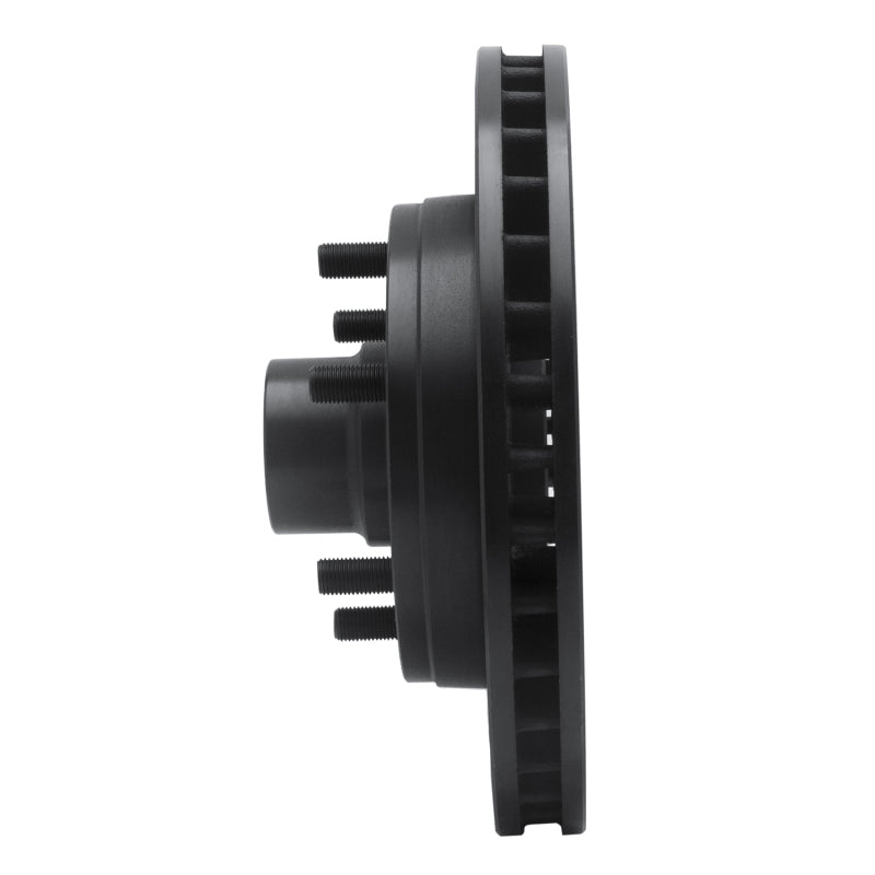 R1 Concepts R1 88-96 Chevrolet C2500 Front Right Drilled & Slotted Black Brake Rotor