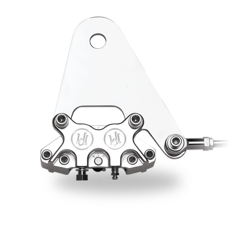 Performance Machine Rear Brake 125x4R x Stock Disc - Chrome