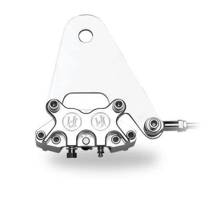 Performance Machine Rear Brake 125x4R x Stock Disc - Chrome