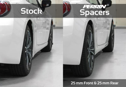 Perrin Performance PERRIN 02-14 Subaru WRX / 2004 STI / 13-26 BRZ & Toyota GR86 30mm Wheel Spacers 5x100 56mm CB - Pair