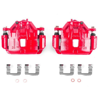 PowerStop Power Stop 10-11 Hyundai Azera Front Red Calipers w/Brackets - Pair