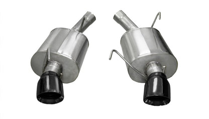 CORSA Performance Corsa 2005-2010 Ford Mustang Shelby GT500 5.4L V8 Black Sport Axle-Back Exhaust