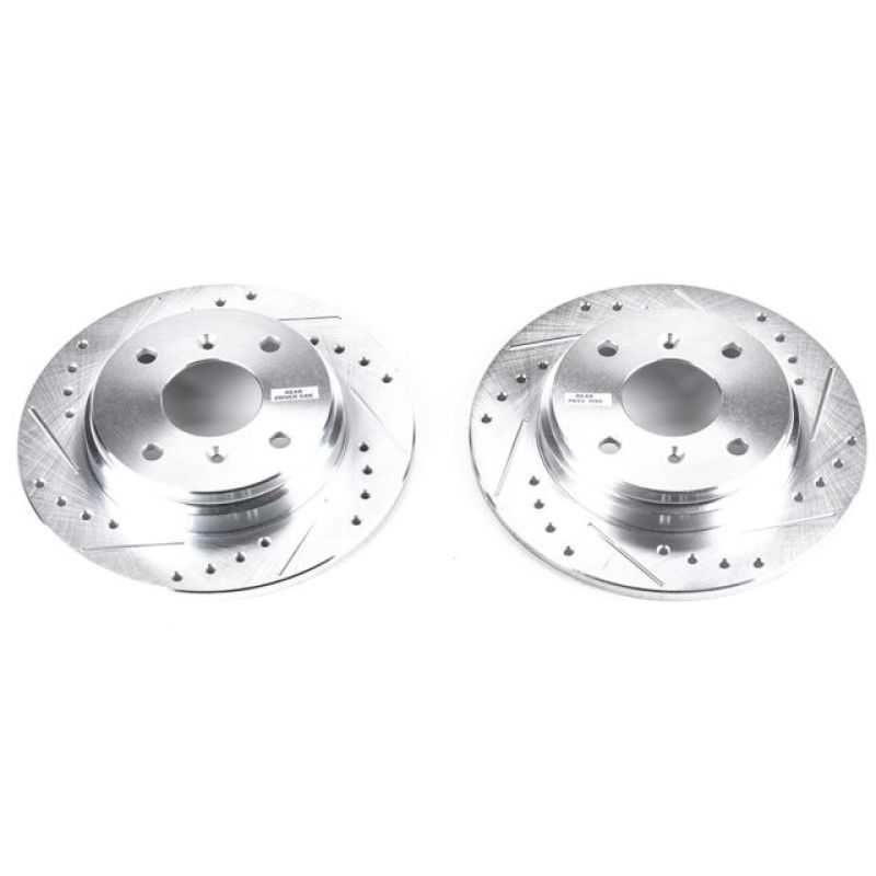 PowerStop Power Stop 86-88 Acura Legend Rear Evolution Drilled & Slotted Rotors - Pair