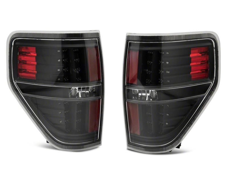 Raxiom 09-14 Ford F-150 Styleside LED Tail Lights- Black Housing (Clear Lens)
