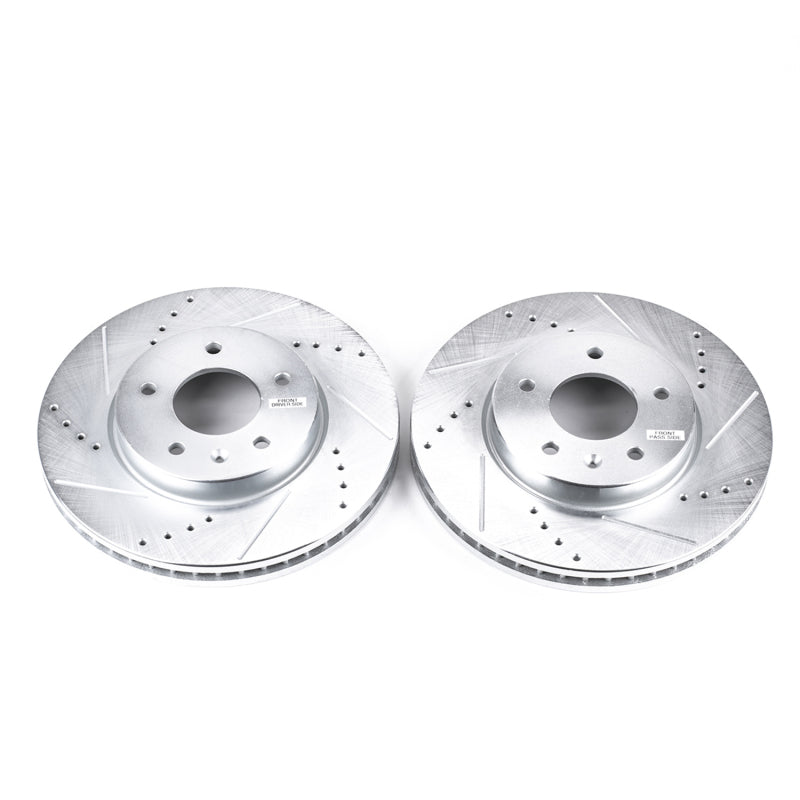 PowerStop Power Stop 12-15 Chevrolet Captiva Sport Front Evolution Drilled & Slotted Rotors - Pair