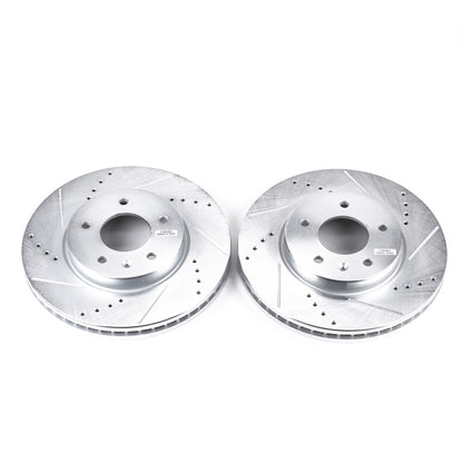 PowerStop Power Stop 12-15 Chevrolet Captiva Sport Front Evolution Drilled & Slotted Rotors - Pair