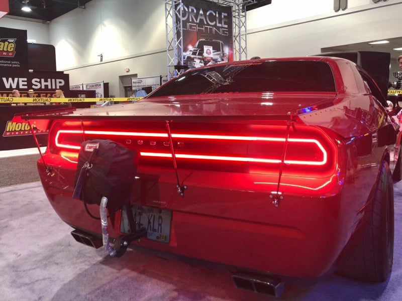 ORACLE Lighting Oracle Dodge Challenger 08-14 Afterburner Center Section (4 pcs) - Red