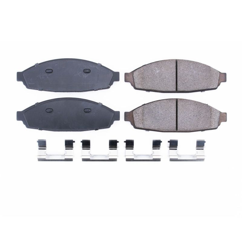 PowerStop Power Stop 03-11 Ford Crown Victoria Front Z17 Evolution Ceramic Brake Pads w/Hardware