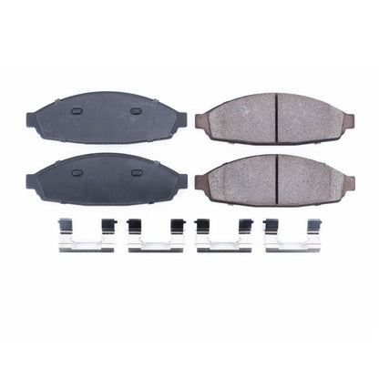 PowerStop Power Stop 03-11 Ford Crown Victoria Front Z17 Evolution Ceramic Brake Pads w/Hardware