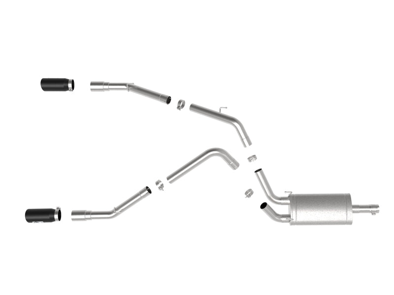 aFe Apollo GT 3in 409SS Cat-Back Exhaust System w/Black Tip 09-18 Dodge/Ram 1500 V8-5.7L