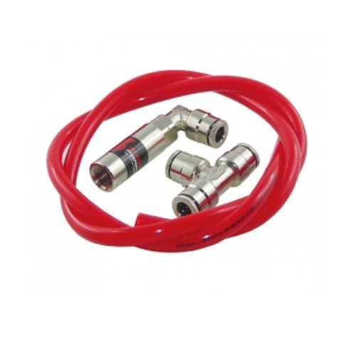 Snow Performance Water Dual Nozzle Upgrade SS Braided Line (For 4AN SS Braided Line Kit)