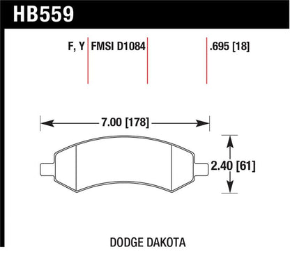 Hawk Performance Hawk HPS Street Brake Pads