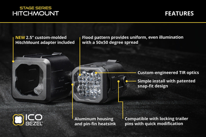 Diode Dynamics HitchMount LED Pod 4-Pin Reverse Kit C1R