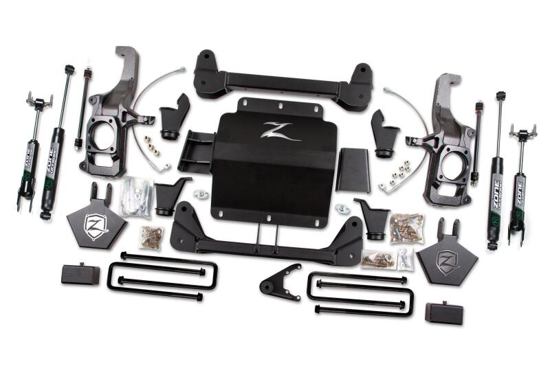 Zone Offroad 11-19 GM HD 5in System w/o Overload - Fox Adv Series
