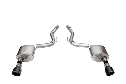 CORSA Performance Corsa 2024+ Ford Mustang GT Sport Axle-Back Dual Rear Exit with 4.5in Black PVD Pro-Series Tips