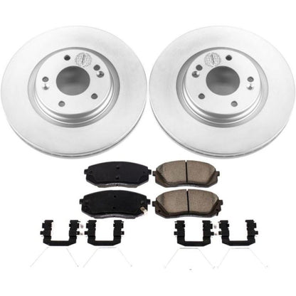 PowerStop Power Stop 18-19 Hyundai Kona Front Z17 Evolution Geomet Coated Brake Kit