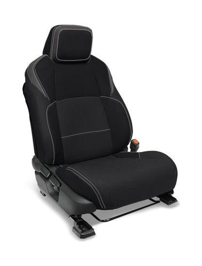 PRP Seats PRP 2024 Toyota Tacoma Front Seat Covers (Pair) - Black and Gray