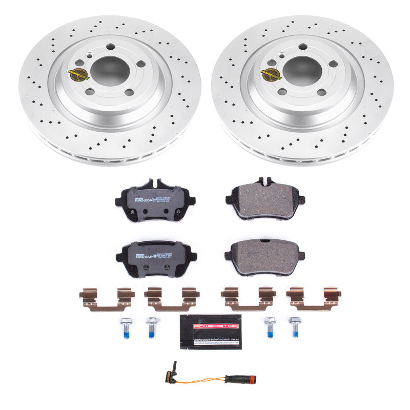 PowerStop Power Stop 15-16 Mercedes-Benz SL400 Rear Euro-Stop Brake Kit