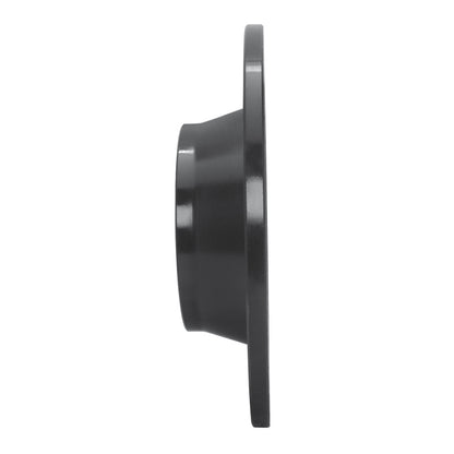 R1 Concepts R1 08-15 Audi TT Quattro Rear Left Drilled & Slotted Black Brake Rotor
