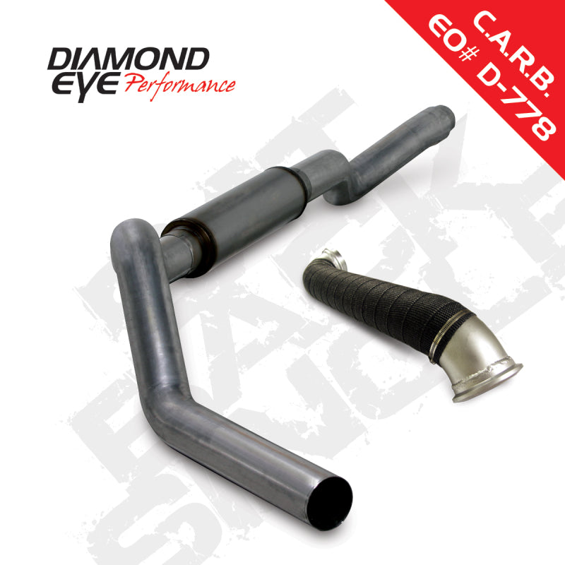 Diamond Eye Performance Diamond Eye KIT 5in Catback Single w/ TDP SS 06-07 Chevy/GMC 6.6L Duramax 2500/3500