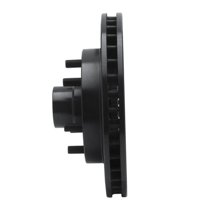 R1 Concepts R1 94-02 Chevrolet C2500 Front Left Drilled & Slotted Black Brake Rotor